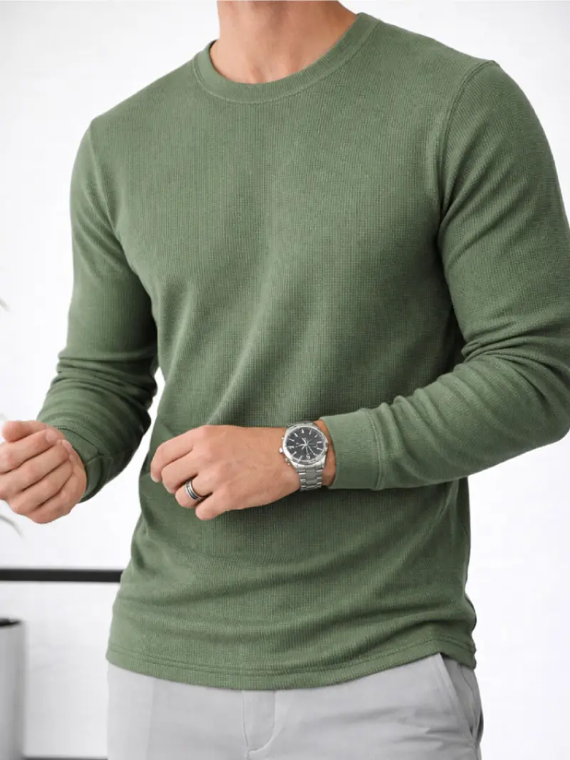 Army Green - Thermal Full Sleeve T-shirt
