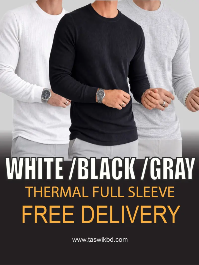 White,Black,Gray (3 piece) Combo