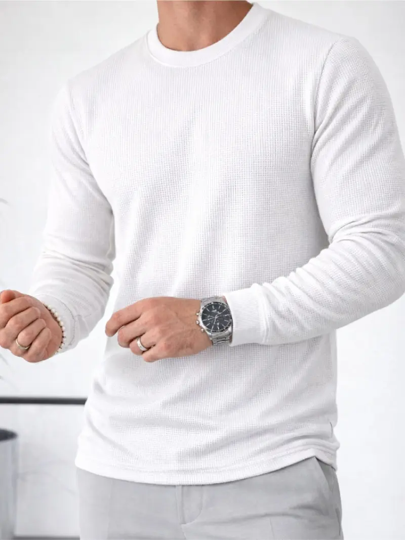 White - Thermal Full Sleeve T-shirt